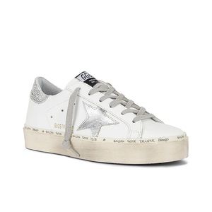 Golden Goose Hi Star silver star 37 7 excellent condition